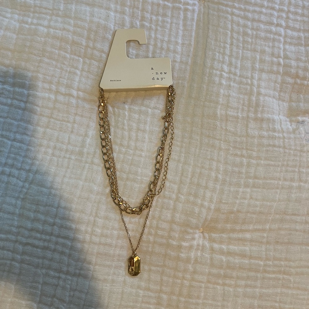 A New Day Gold Layered Necklace